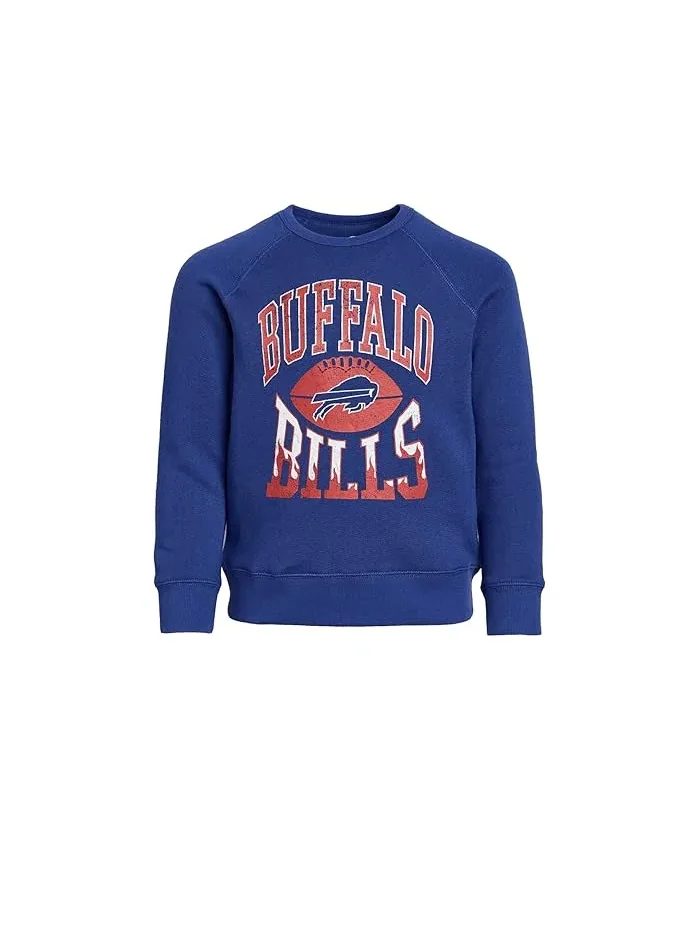 Флисовая толстовка реглан Buffalo Bills Junk Food Clothing Kids, Liberty