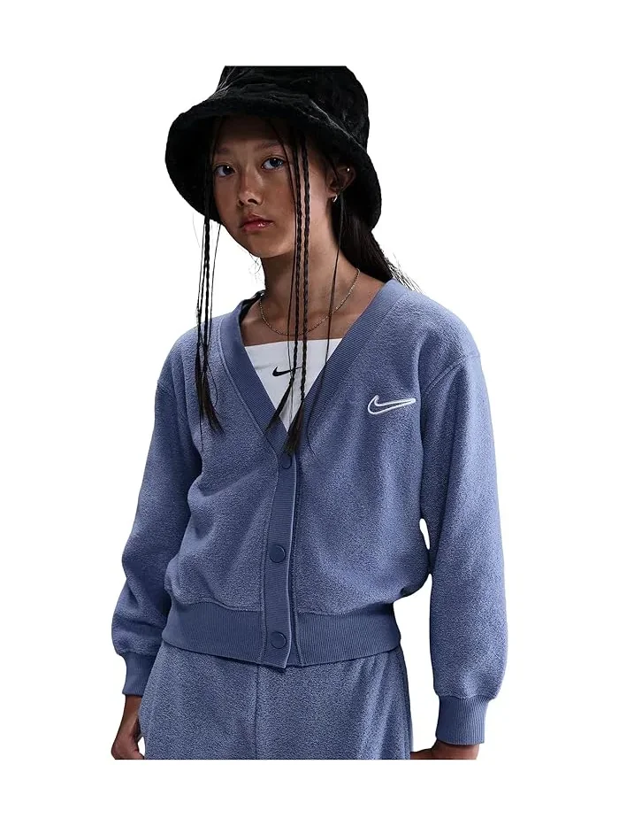Флисовая кофта с длинным рукавом Sportswear Nike Kids