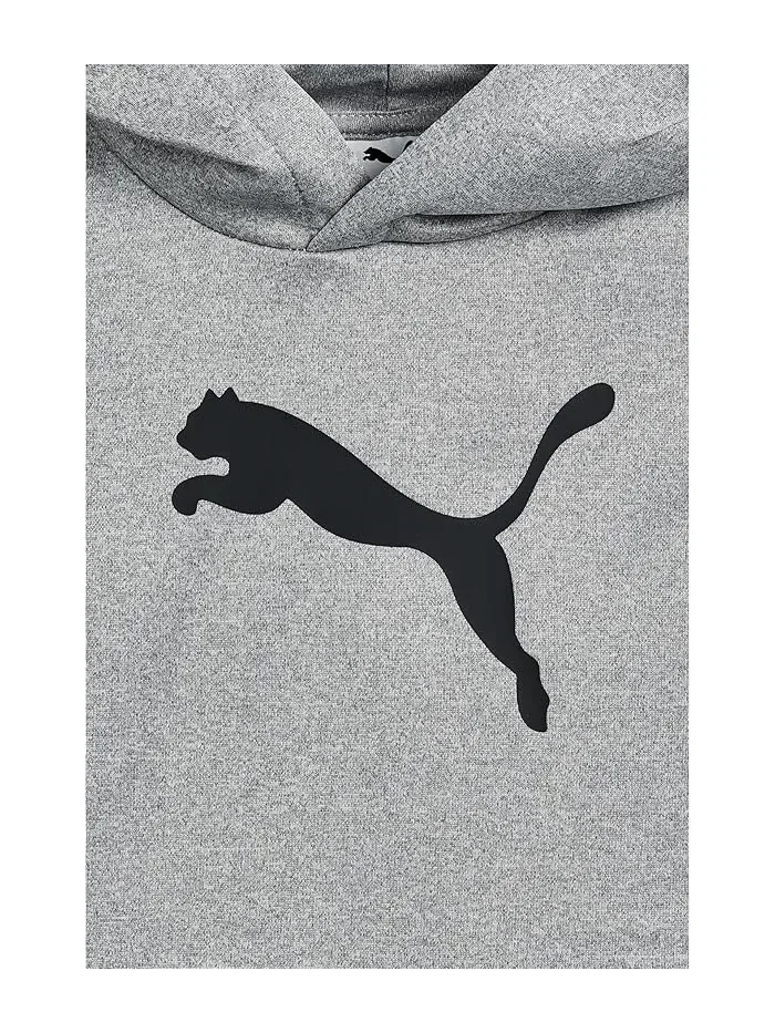 Худи PUMA Kids Logo Pullover Hoodie — изображение 3 из 3, светлый серый
