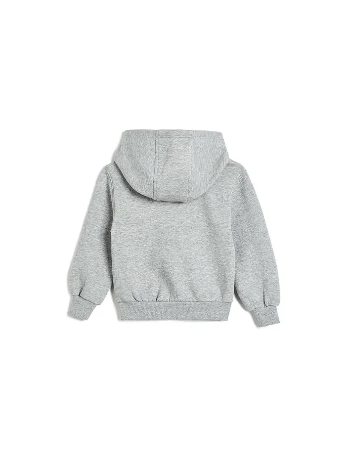 Худи Nike Kids Futura Club Fleece Pullover — изображение 2 из 3, темный серый