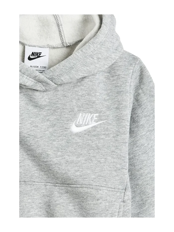 Худи Nike Kids Futura Club Fleece Pullover — изображение 3 из 3, темный серый