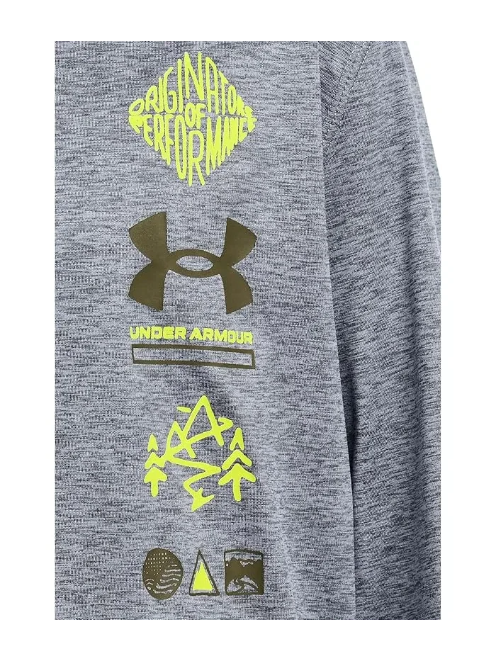Худи Twist Vert Under Armour Kids — изображение 3 из 3, сталь