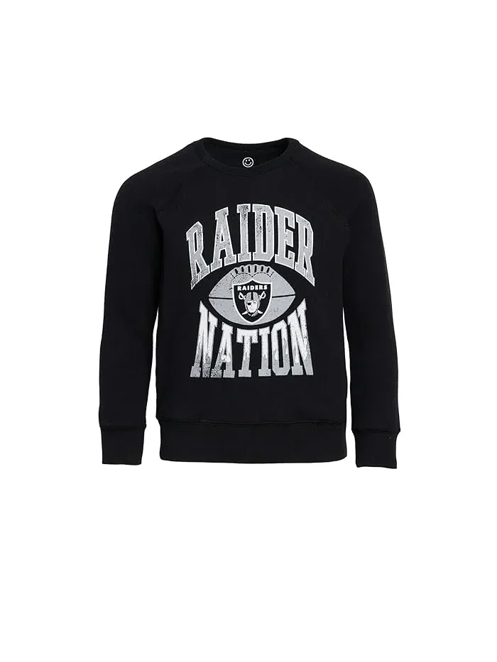 Худи NFL Las Vegas Raiders Hot Route Raglan Junk Food Clothing Kids