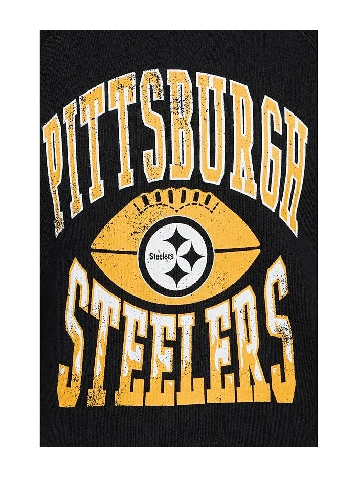 Худи Junk Food Clothing Kids Pittsburgh Steelers Hot Route — изображение 3 из 3, черный