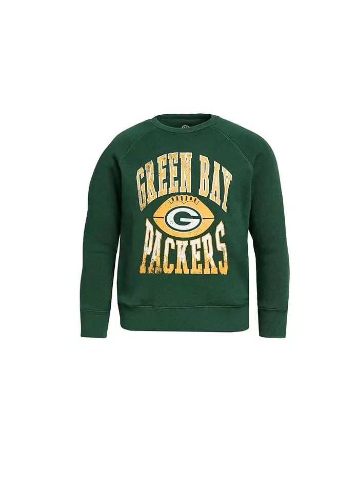 Худи NFL Green Bay Packers Hot Route Raglan Junk Food Clothing Kids