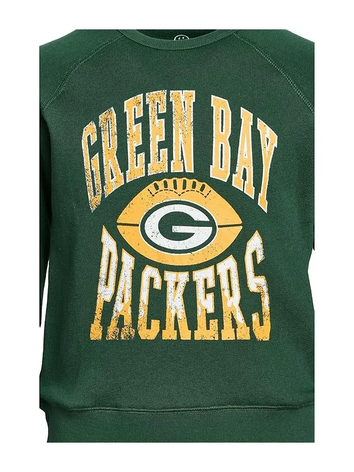 Худи NFL Green Bay Packers Hot Route Raglan Junk Food Clothing Kids — изображение 3 из 3, охотничий