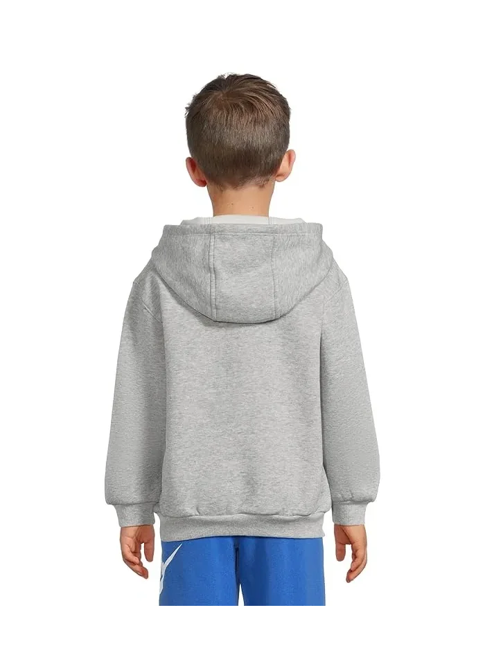 Худи Club Fleece Hoodie Nike Kids — изображение 2 из 2, темный серый