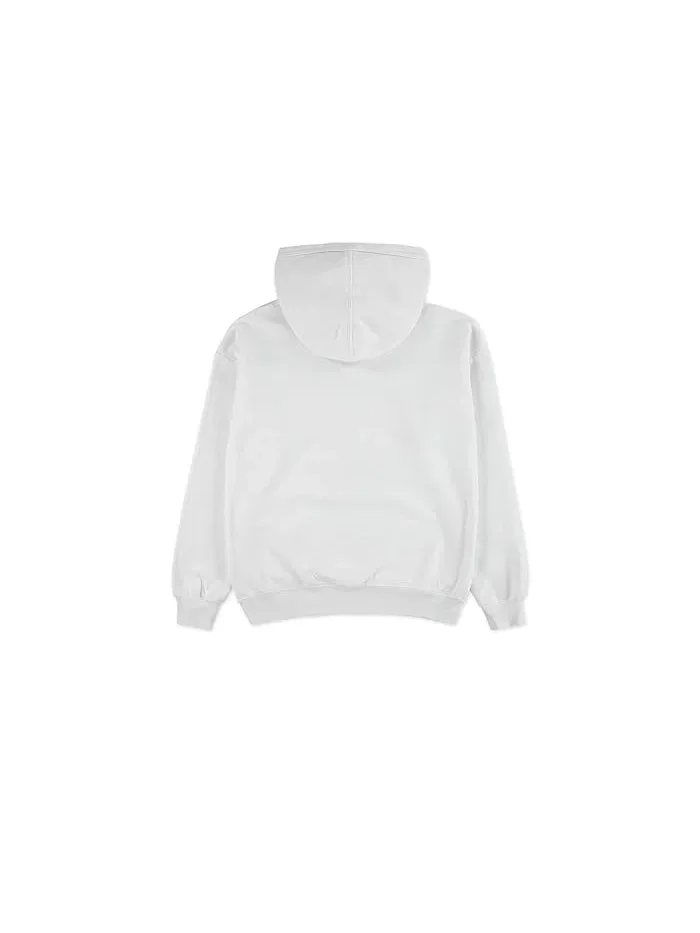 Худи с принтом клубники оверсайз 92 Strawberry Pullover Hoodie abercrombie kids — изображение 2 из 2, яркий белый
