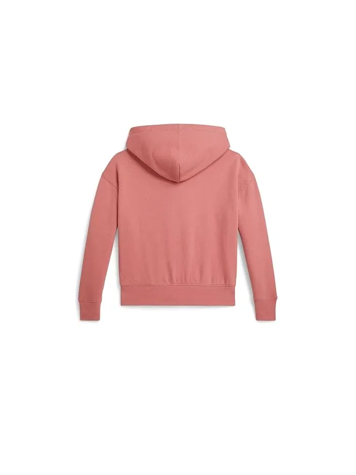 Худи на молнии Terry Full Zip Polo Ralph Lauren Kids — изображение 2 из 2, розовый
