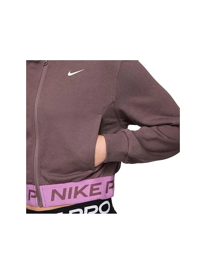 Худи Nike Kids Pro Fleece Dri-FIT Full-Zip — изображение 3 из 3, светлый/белый