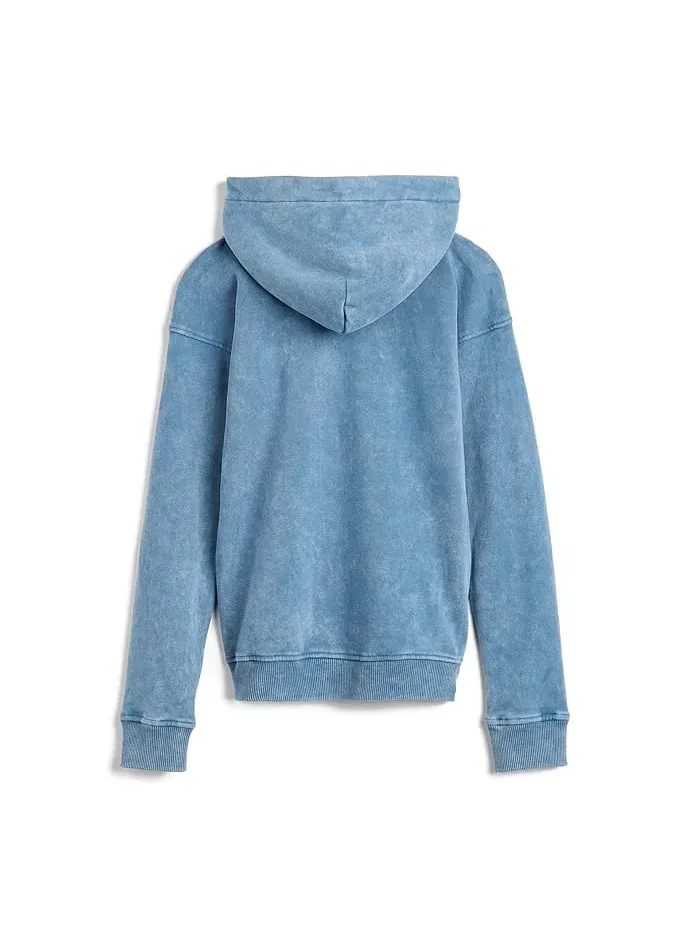 Худи Sunfaded Pullover Hoodie abercrombie kids — изображение 2 из 3, синий