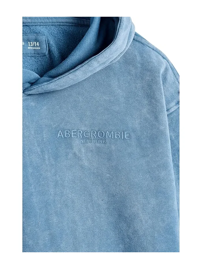Худи Sunfaded Pullover Hoodie abercrombie kids — изображение 3 из 3, синий