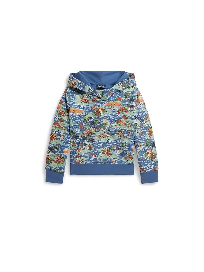 Худи с тропическим принтом French Terry Polo Ralph Lauren Kids, RL Surf Club