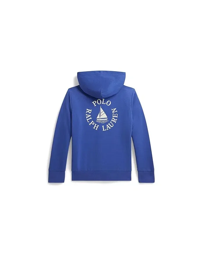 Худи на молнии French Terry с логотипом Polo Ralph Lauren Kids, Liberty — изображение 2 из 2, мульти