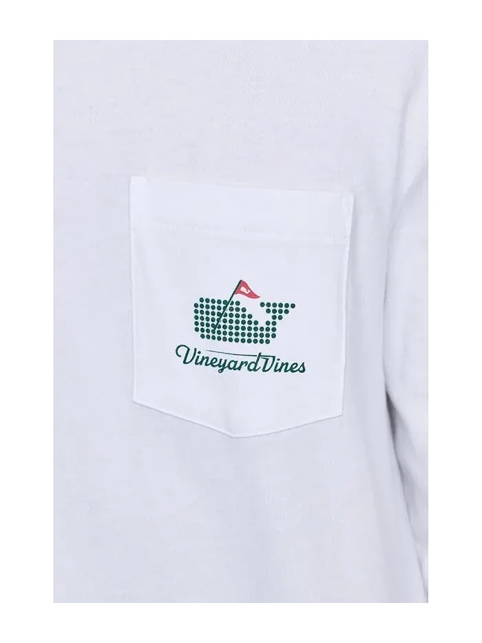 Лонгслив Golf Ball Whale Long Sleeve Tee Vineyard Vines — изображение 5 из 5, белый