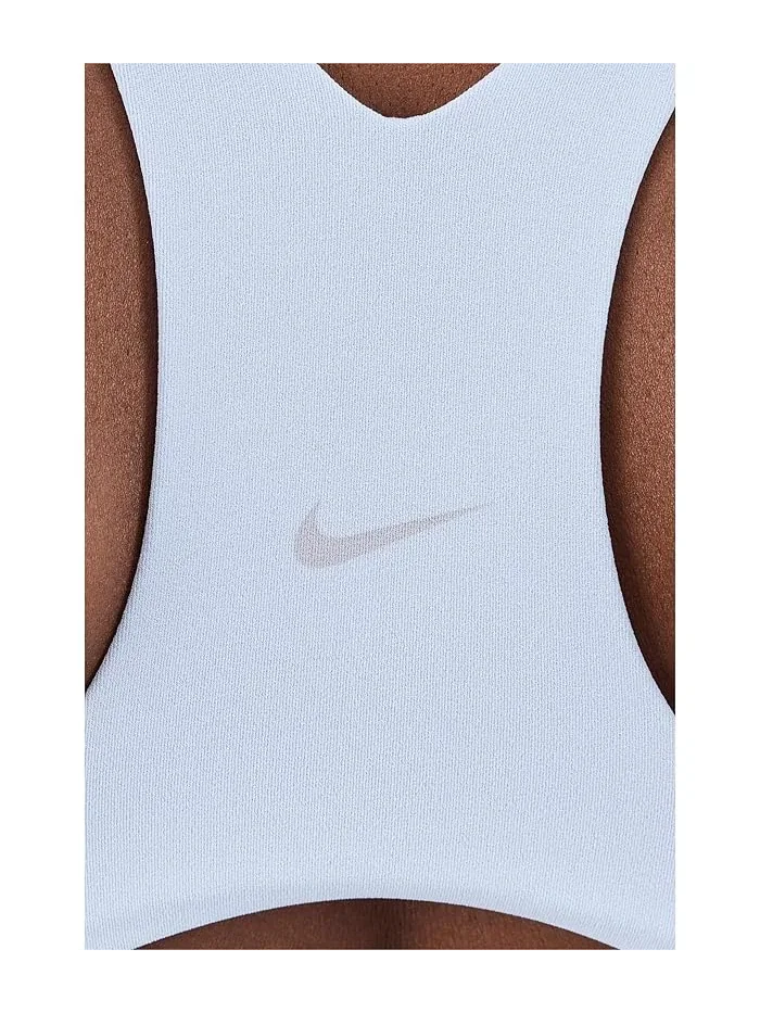 Спортивный бюстгальтер-топ Zenvy Light Support Nike — изображение 5 из 5, синий/белый