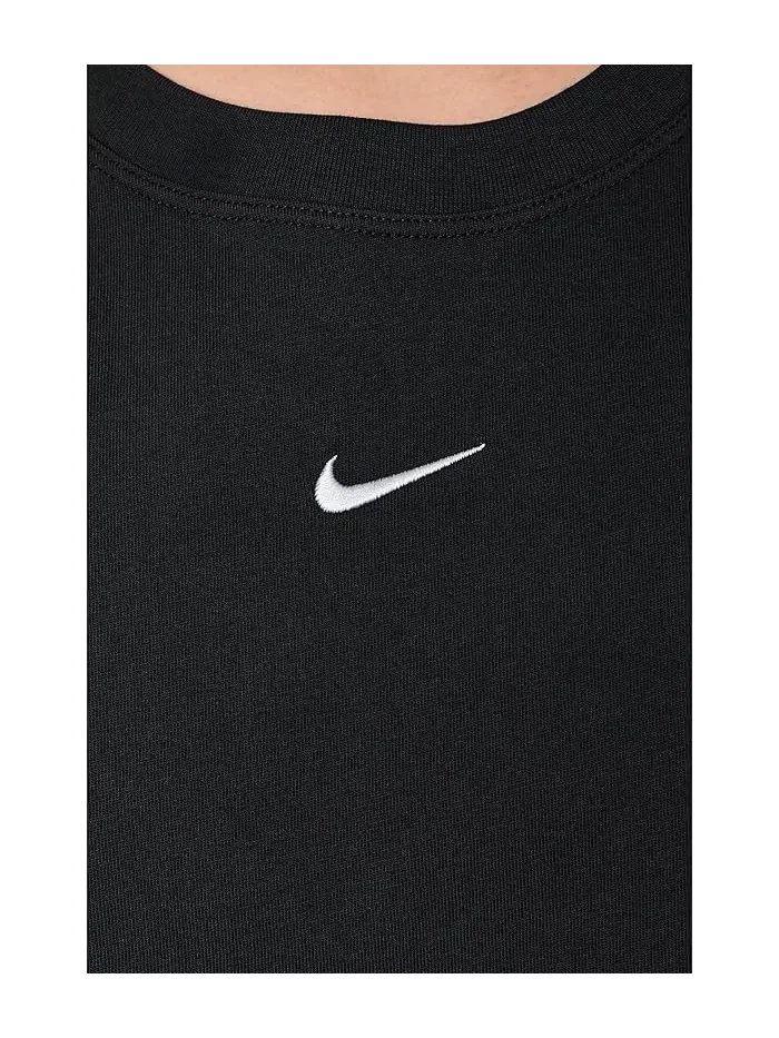 Футболка Nike Sportswear Classic Crop — изображение 5 из 5, черный/белый