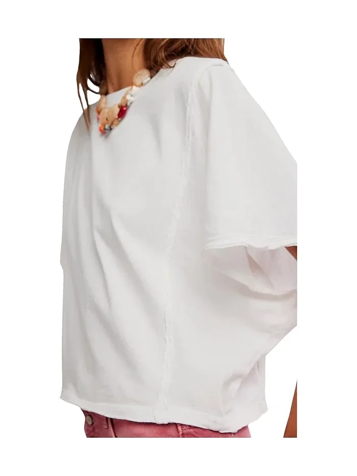 Футболка Free People модель Next Level Tee — изображение 5 из 5, слоновая кость
