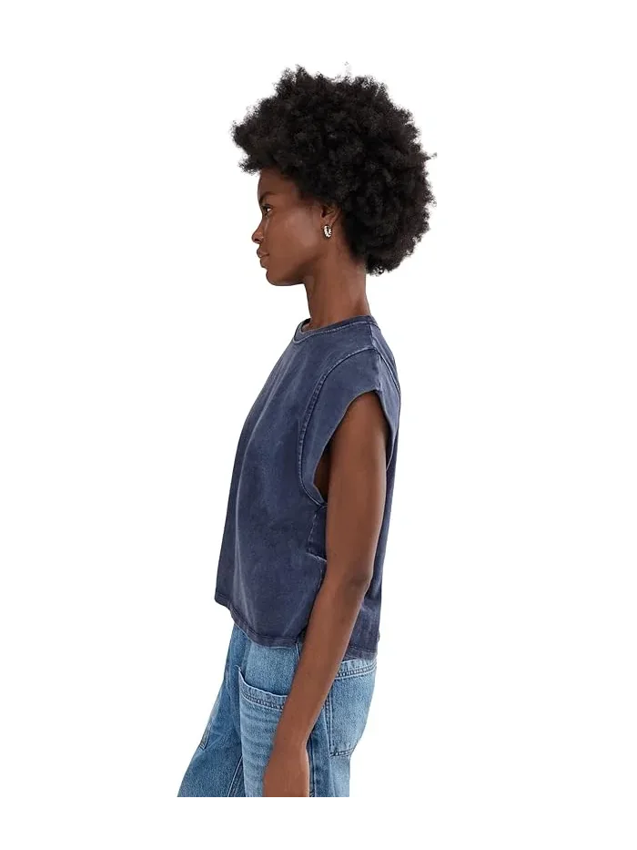 Футболка с мускулистым рукавом Better Muscle Free People — изображение 3 из 5, темно-синий