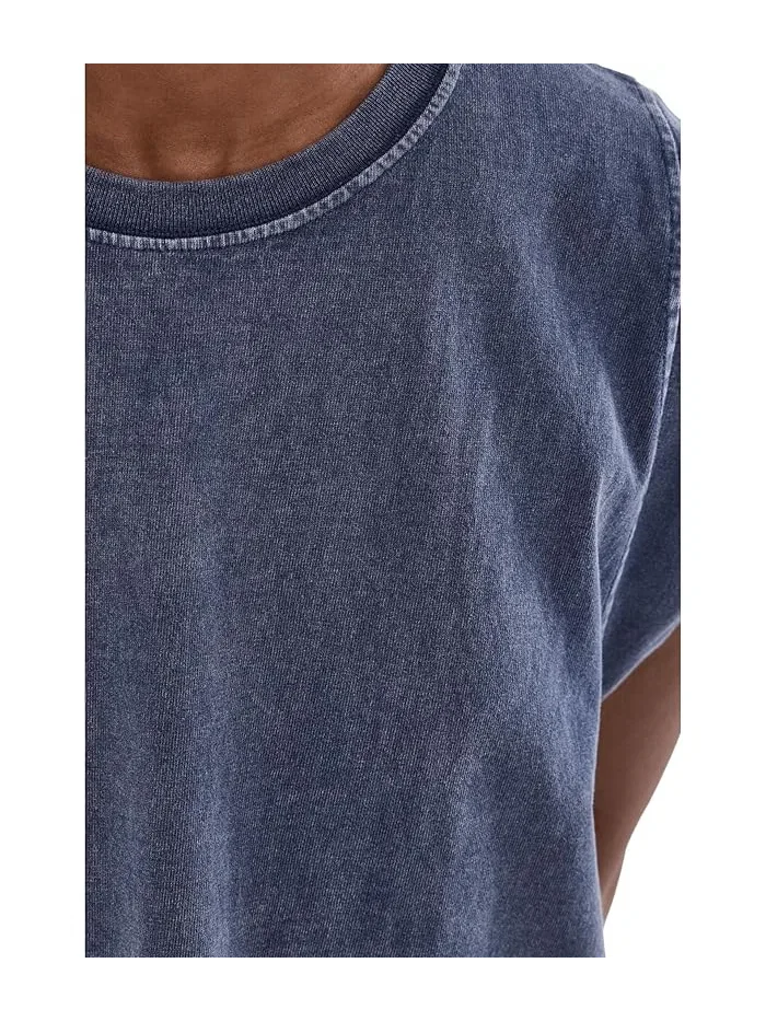Футболка с мускулистым рукавом Better Muscle Free People — изображение 5 из 5, темно-синий