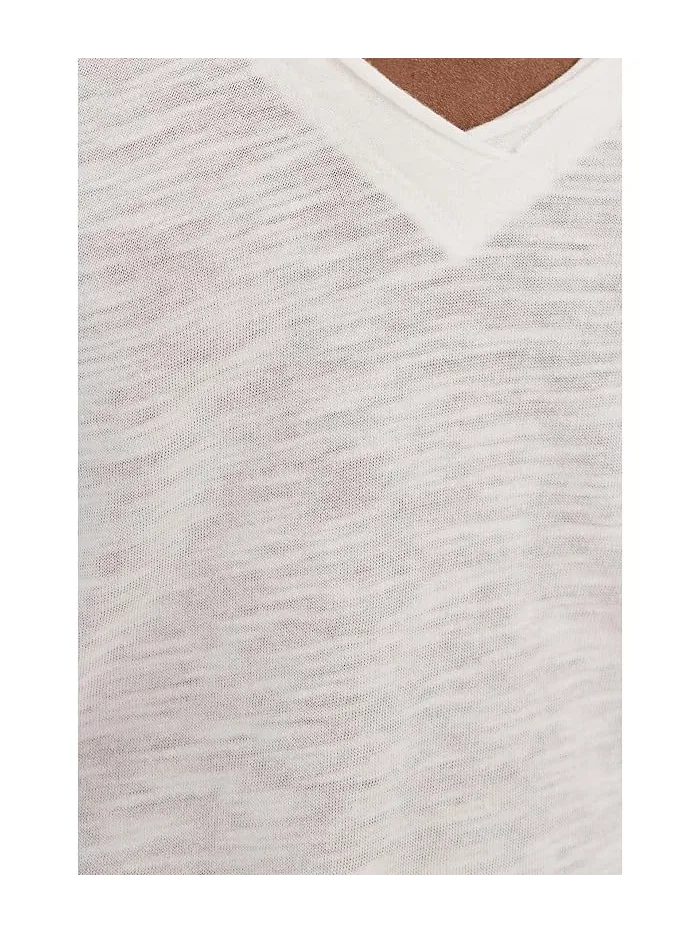 Футболка Free People We The Free Take 2 Tee — изображение 5 из 5, слоновая кость