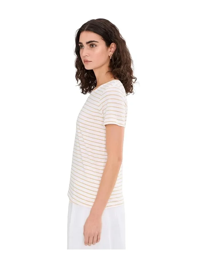 Футболка с полосками Salty Breeze Stripe Tommy Bahama — изображение 3 из 5, белый