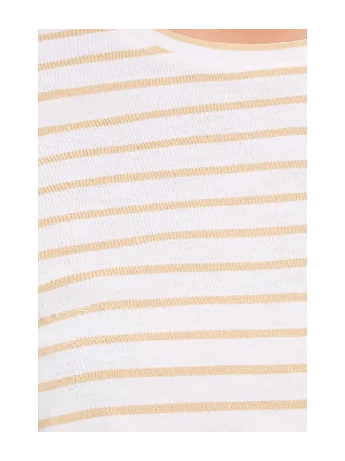 Футболка с полосками Salty Breeze Stripe Tommy Bahama — изображение 5 из 5, белый