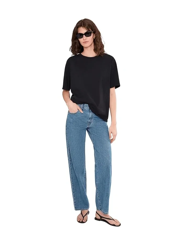 Футболка оверсайз Kennedy Boyfriend Tee Michael Stars — изображение 2 из 5, черный
