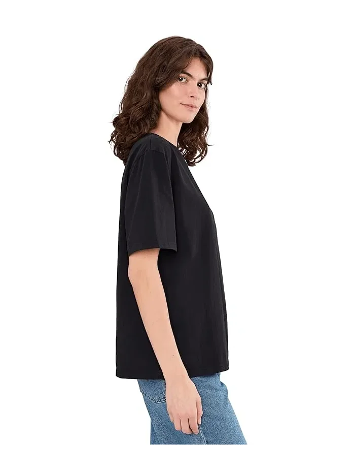 Футболка оверсайз Kennedy Boyfriend Tee Michael Stars — изображение 3 из 5, черный