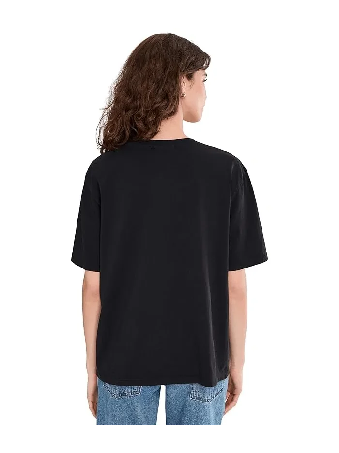 Футболка оверсайз Kennedy Boyfriend Tee Michael Stars — изображение 4 из 5, черный