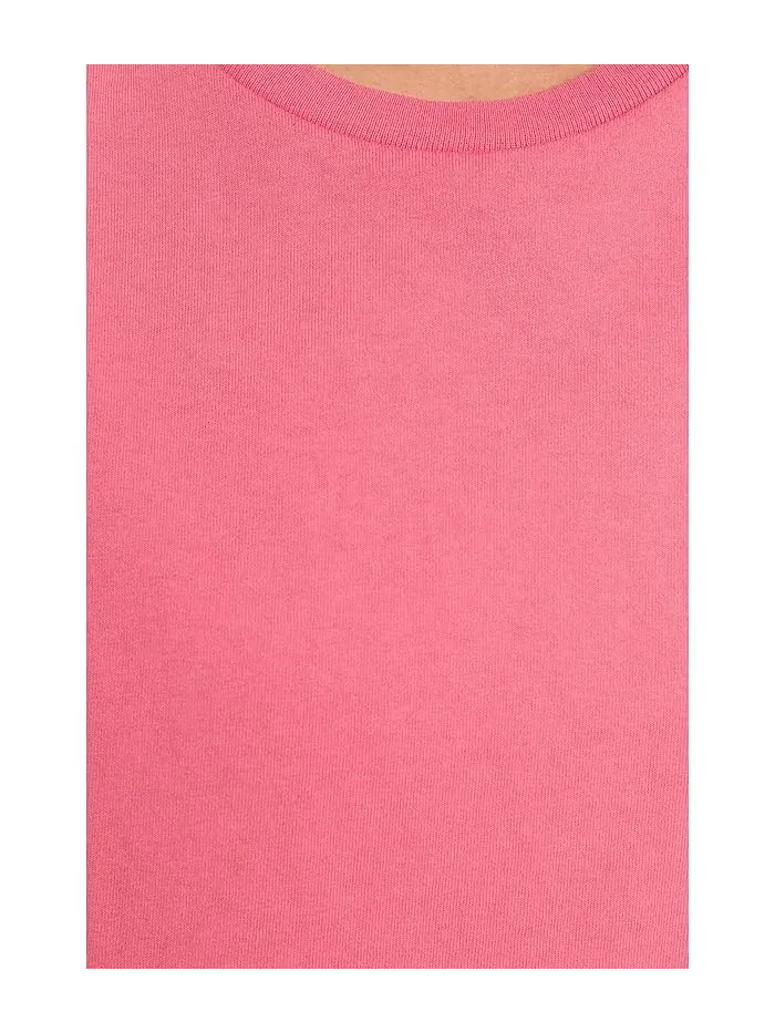Футболка свободная Kennedy Boyfriend Tee Michael Stars, Dragonfruit — изображение 5 из 5, драгонфрут
