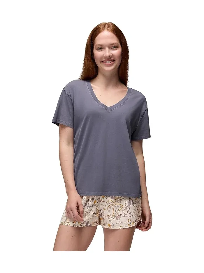 Футболка с V-образным вырезом Everyday V-neck Tee Prana, Taro