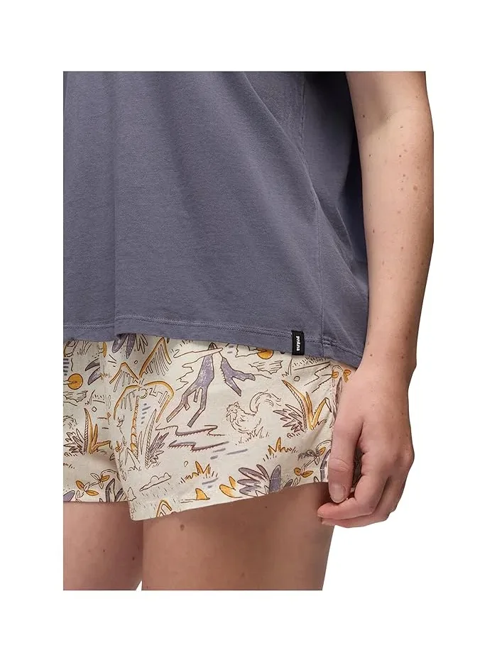 Футболка с V-образным вырезом Everyday V-neck Tee Prana, Taro — изображение 5 из 5, таро