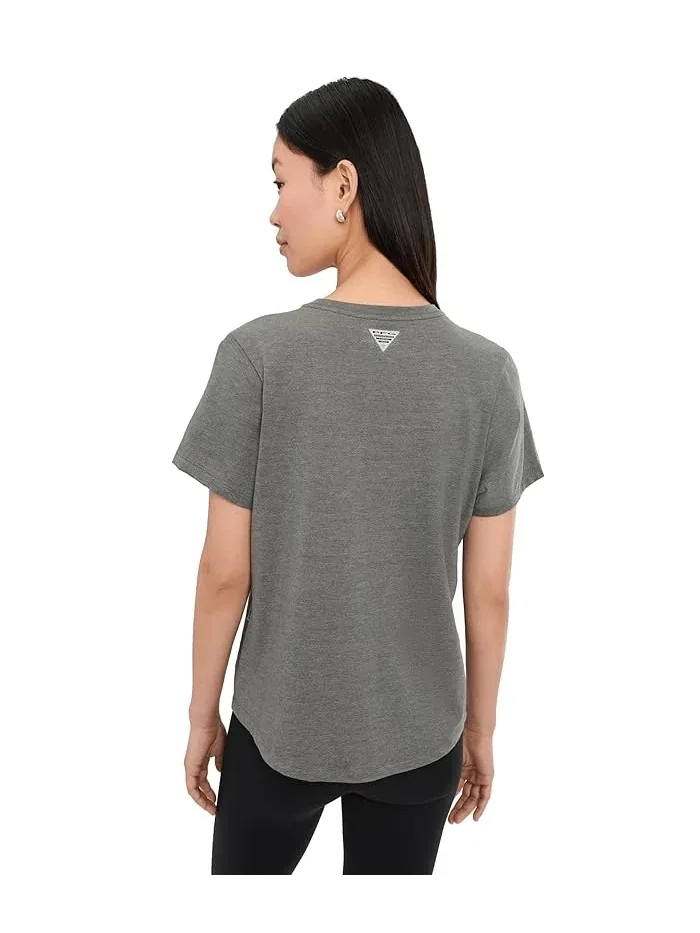 Футболка с технологией охлаждения Pfg Freezer Short Sleeve Tee Columbia — изображение 4 из 5, серый