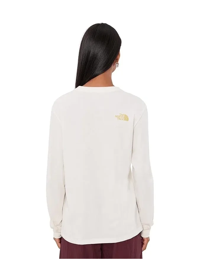 Футболка с длинным рукавом Floral Alpine The North Face — изображение 4 из 5, белый