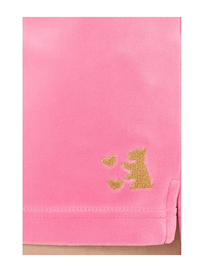 Шорты с контрастным поясом Easy Shorts Juicy Couture — изображение 5 из 5, тауп