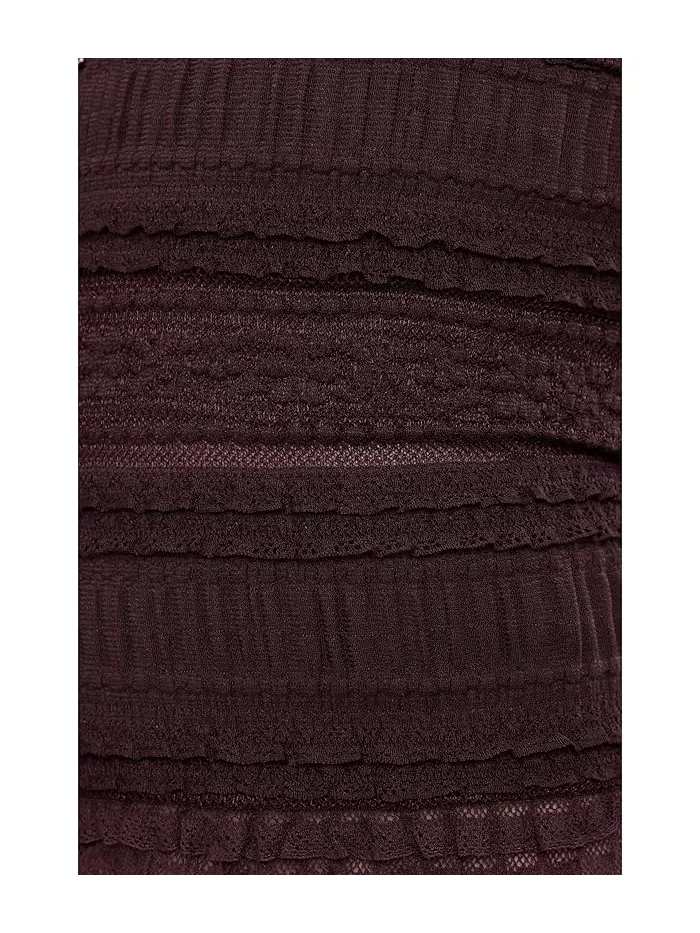 Шорты Free People Front Row Shortie — изображение 5 из 5, шоколад