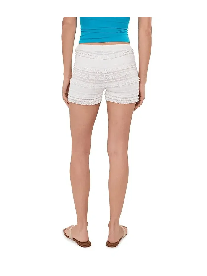 Шорты Free People Front Row Shortie — изображение 4 из 5, слоновая кость
