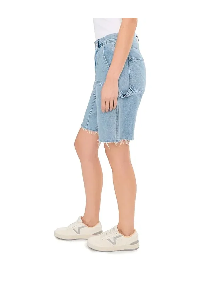 Шорты утилитарные свободные Baggy Dad Utility Shorts Levi's Premium — изображение 3 из 5, джинсовый синий