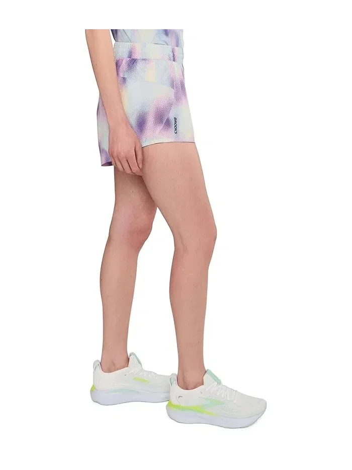 Шорты Brooks Dash Shorts Printed — изображение 3 из 5, синий
