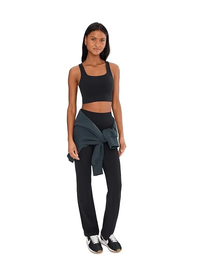 Леггинсы с завышенной талией Zenvy Gentle-Support Nike — изображение 2 из 5, черный/серый