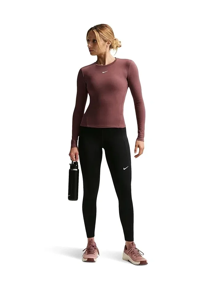 Леггинсы с карманами Nike One High-Waisted 7/8