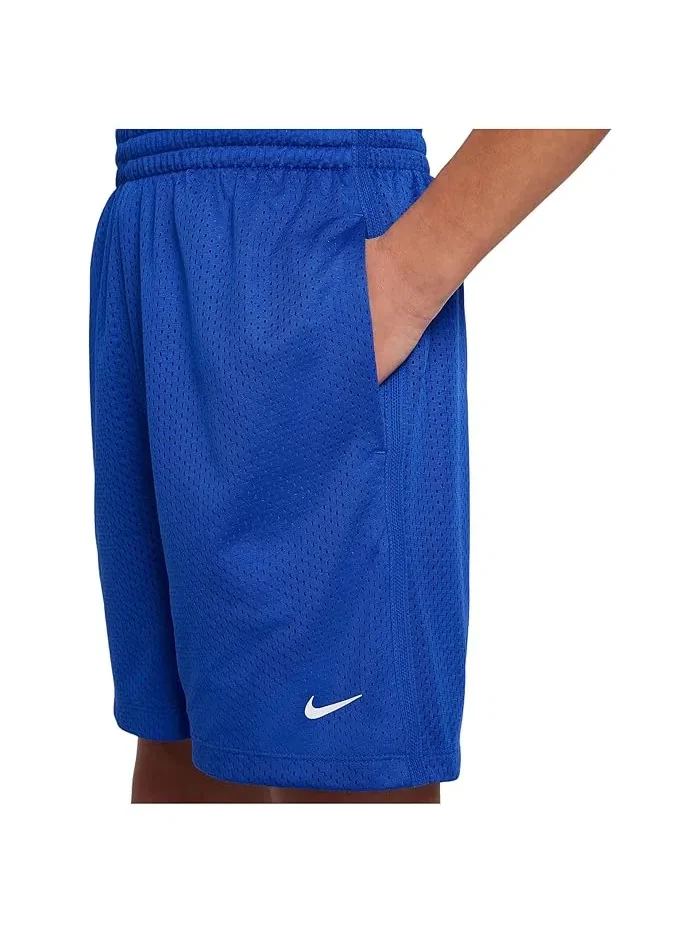 Шорты Dri-FIT Mesh Nike Kids — изображение 3 из 5, белый