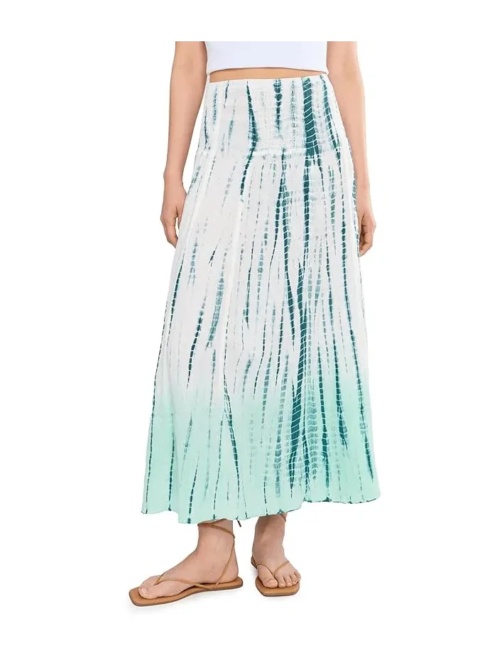 Юбка с защипами Blake Skirt XCVI — коричневый