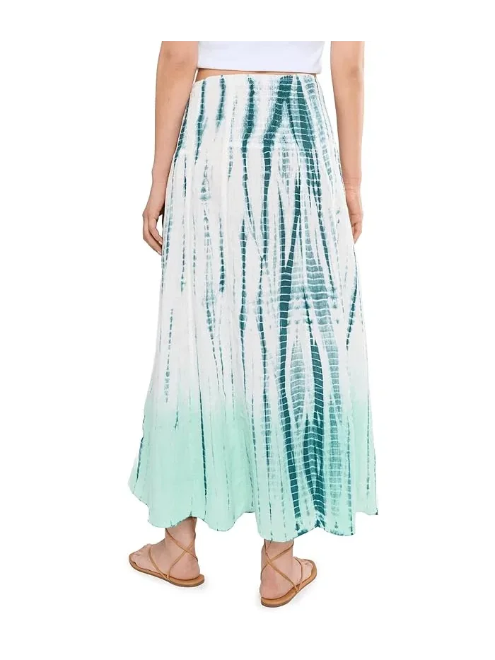 Юбка с защипами Blake Skirt XCVI — изображение 4 из 5, коричневый