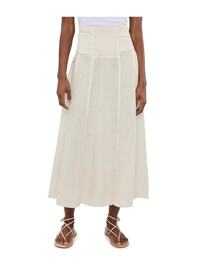 Юбка с рюшами Blake Skirt XCVI — серебристый