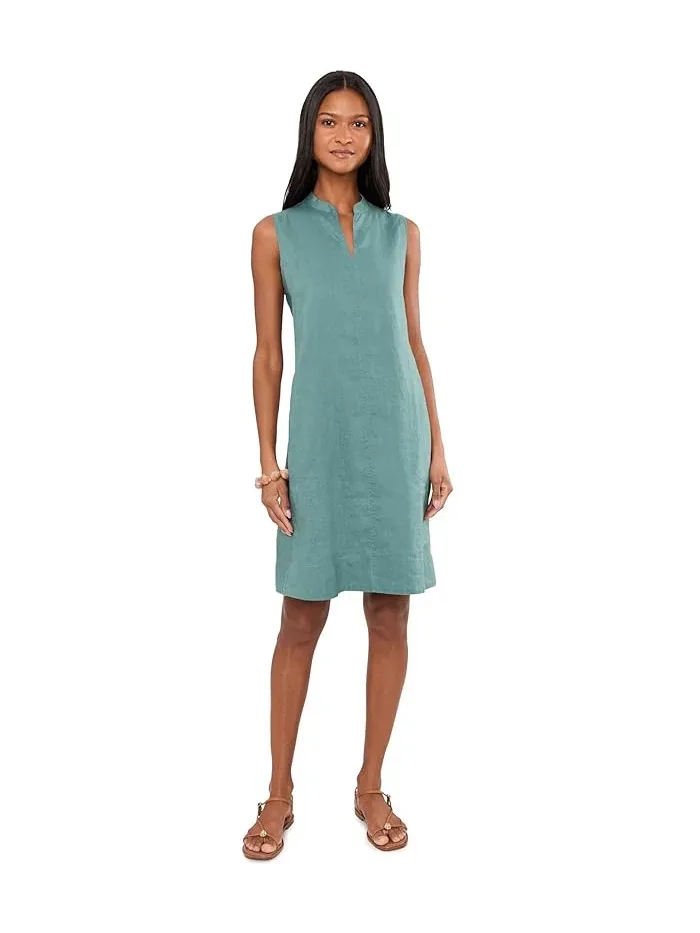 Платье миди из льна Eileen Fisher