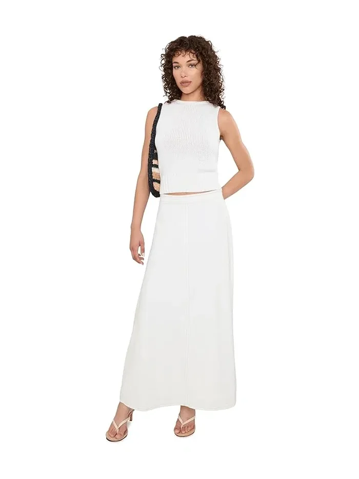 Юбка A-line макси Vince Camuto — изображение 2 из 5, слоновая кость