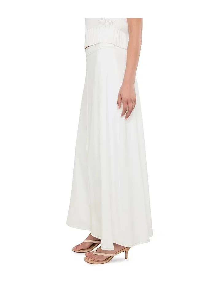 Юбка A-line макси Vince Camuto — изображение 3 из 5, слоновая кость