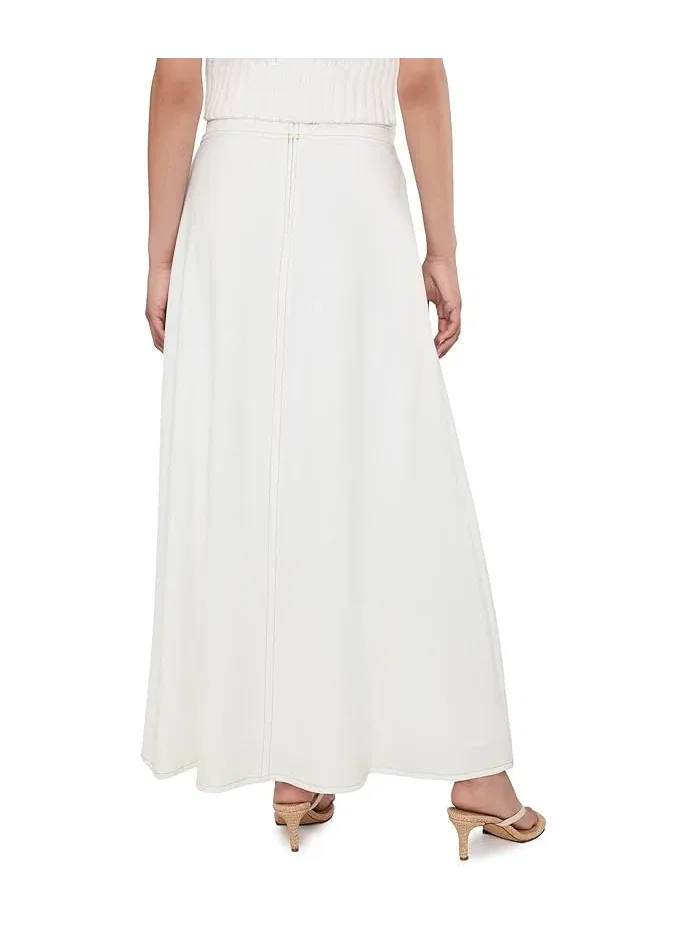 Юбка A-line макси Vince Camuto — изображение 4 из 5, слоновая кость